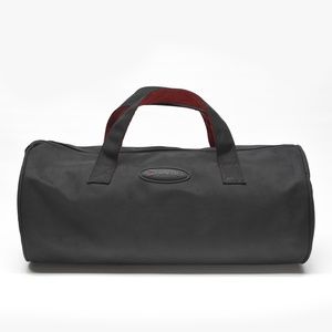 VUARNET Nylon Duffle Bag in Black Red Monogram Lining